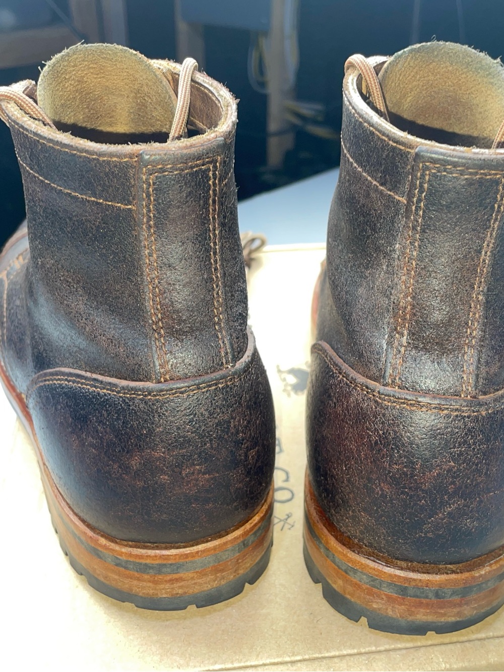 Truman Boots (Java Waxed Flesh 9) - Picture 8 of 14